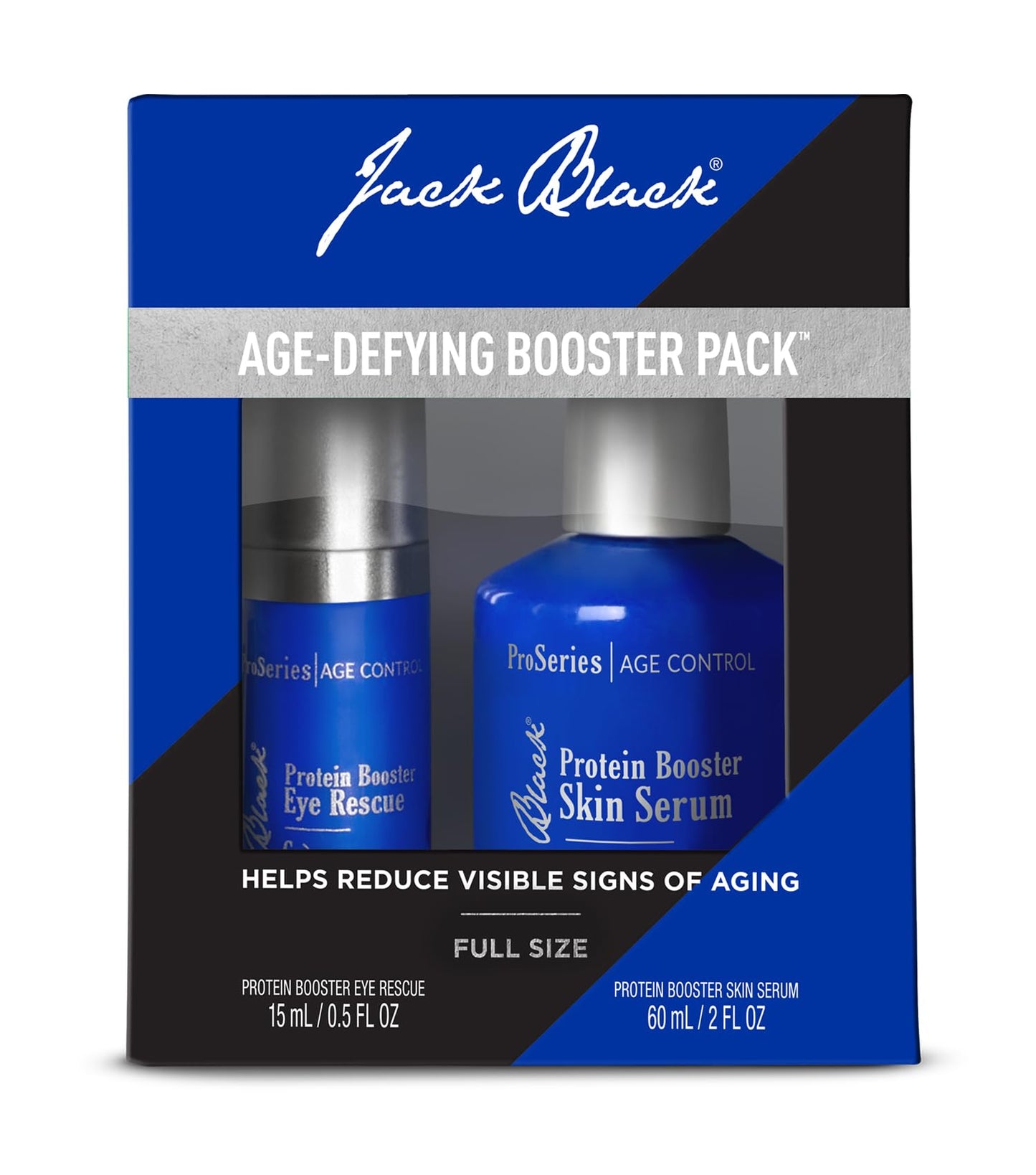 Jack Black Age-Defying Booster Pack with Skin Serum and Eye Rescue
