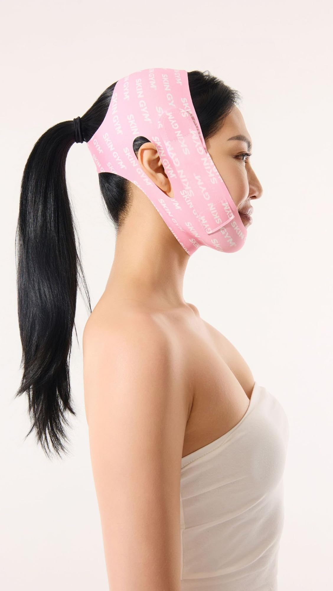 SKIN GYM Morning Shed Chin Strap for Sleeping, Adjustable Chin Strap for Overnight Wear, Soft Reusable Face Wrap for Comfort & Support During Sleep