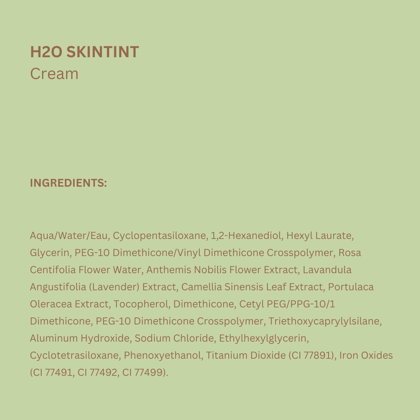 Pixi H2O SkinTint | Tinted Face Gel Moisturizer | Lightweight Hydrating Coverage with Hyaluronic Acid | Evens Skin Tone & Reduces Redness | Oil-Free Dewy Finish | Vegan & Cruelty Free