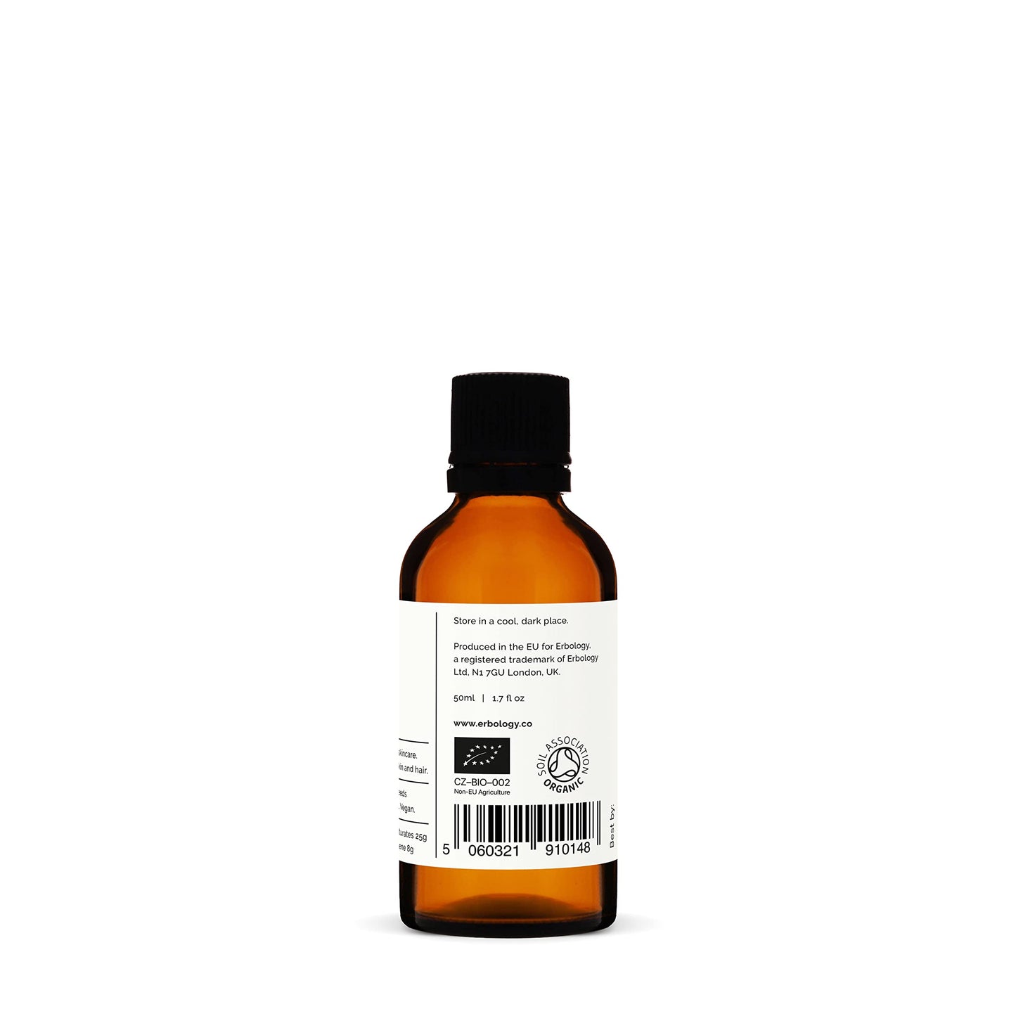 Erbology Organic Amaranth Oil 1.7 fl oz - Cold-Pressed - Rich in Squalene (8%) and Vitamin E (580% RI) - Regenerate and Nourish - No Additives or Preservatives - Sustainably Sourced - Vegan - GMO-Free