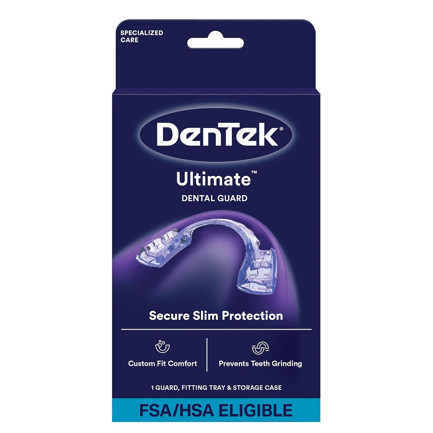 DenTek Night Guard for Teeth Grinding + Efferdent Cleanser Tablets, 90 Count