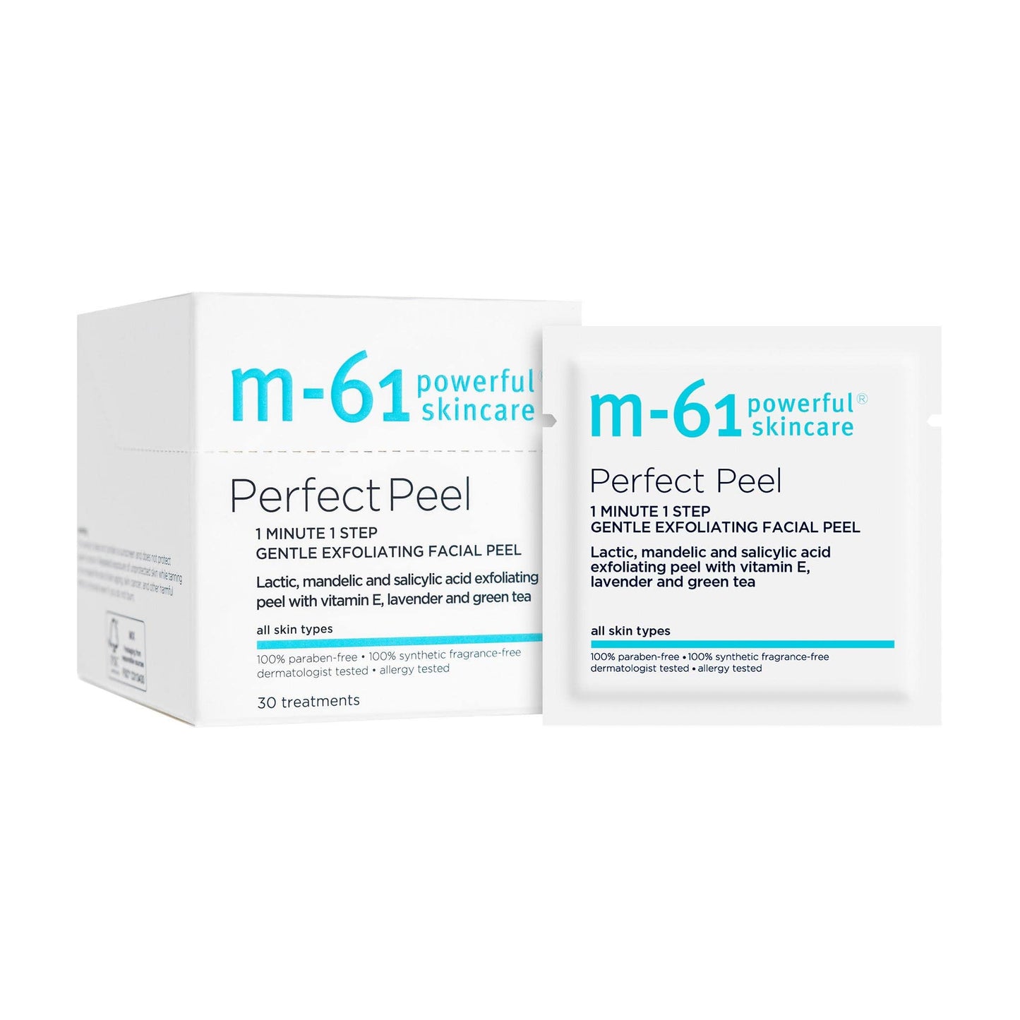M-61 Perfect Peel Gentle Exfoliating Facial Peel, 30 Treatments