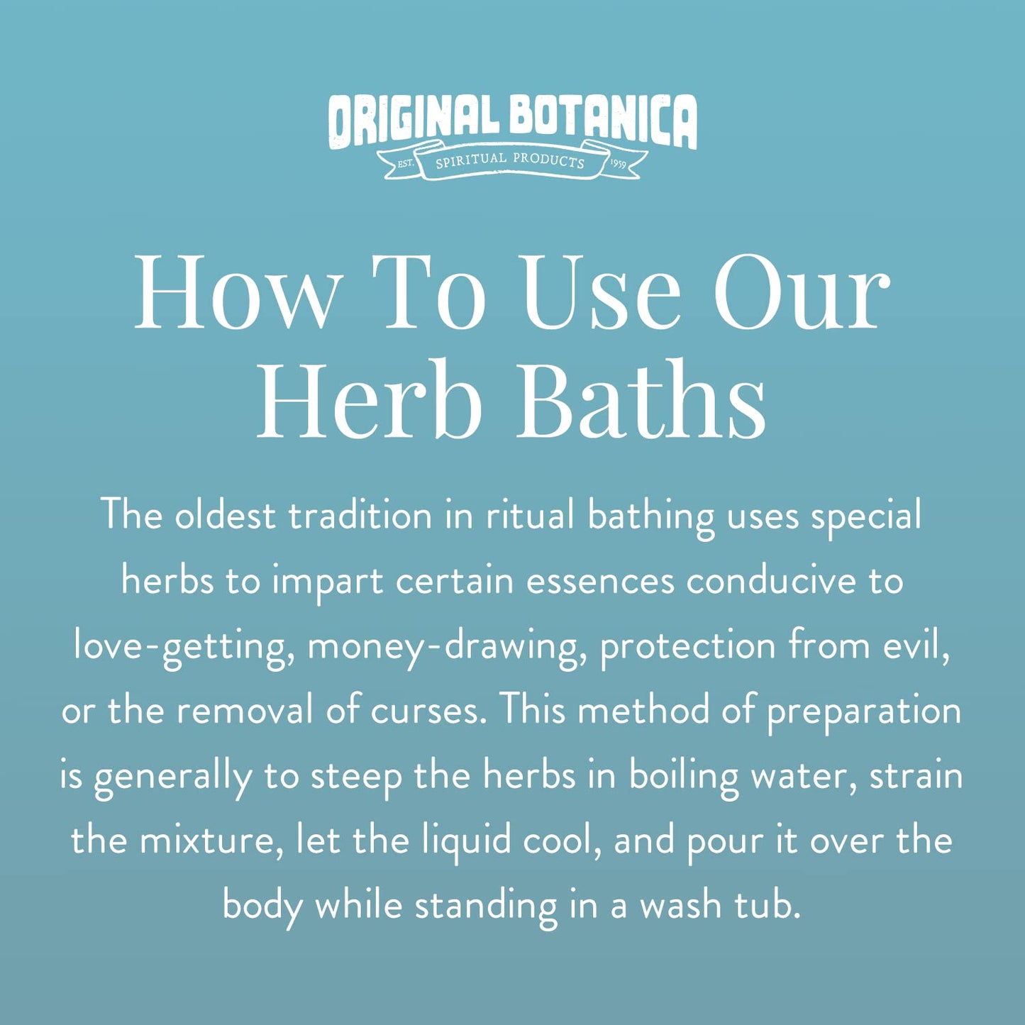 Original Botanica Poder Santero Herb Bath Spiritual Cleansing Body Wash Ritual Negative Energy Protection Herb Purification Healing