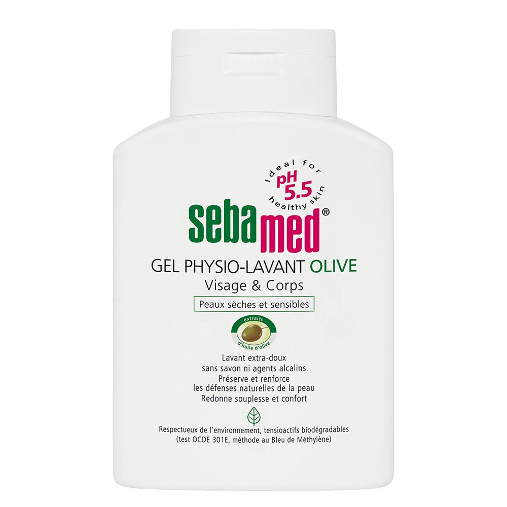 Sebamed Face & Body Wash - Olive Physio-Cleanser for Gentle Cleansing | 200ml