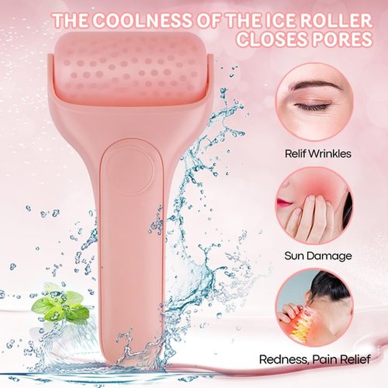 LATME Ice Roller for Face Eyes,Womens Gifts,Face Massager Roller Puffiness Migraine Pain Relief and Minor Injury