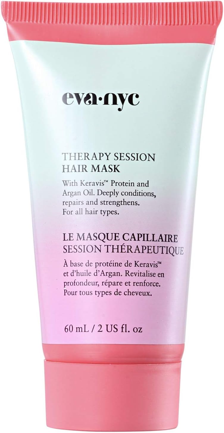 Eva NYC Therapy Session Hair Mask | Deep Conditioning Hair Mask | Made With Argan Oil and Plant Protein To Hydrate Hair | 16.9 fl oz