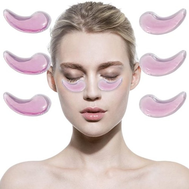 Eye Pad, Gel Eye Pad, Cooling Eye Pads, Gel Eye Mask,Gel Ice Pack, Cooling Ice Eye Masks, Hot Cold Eye Mask, Eye Ice Pack, Gel Eye Mask for Puffy Eyes, Migraine (6)