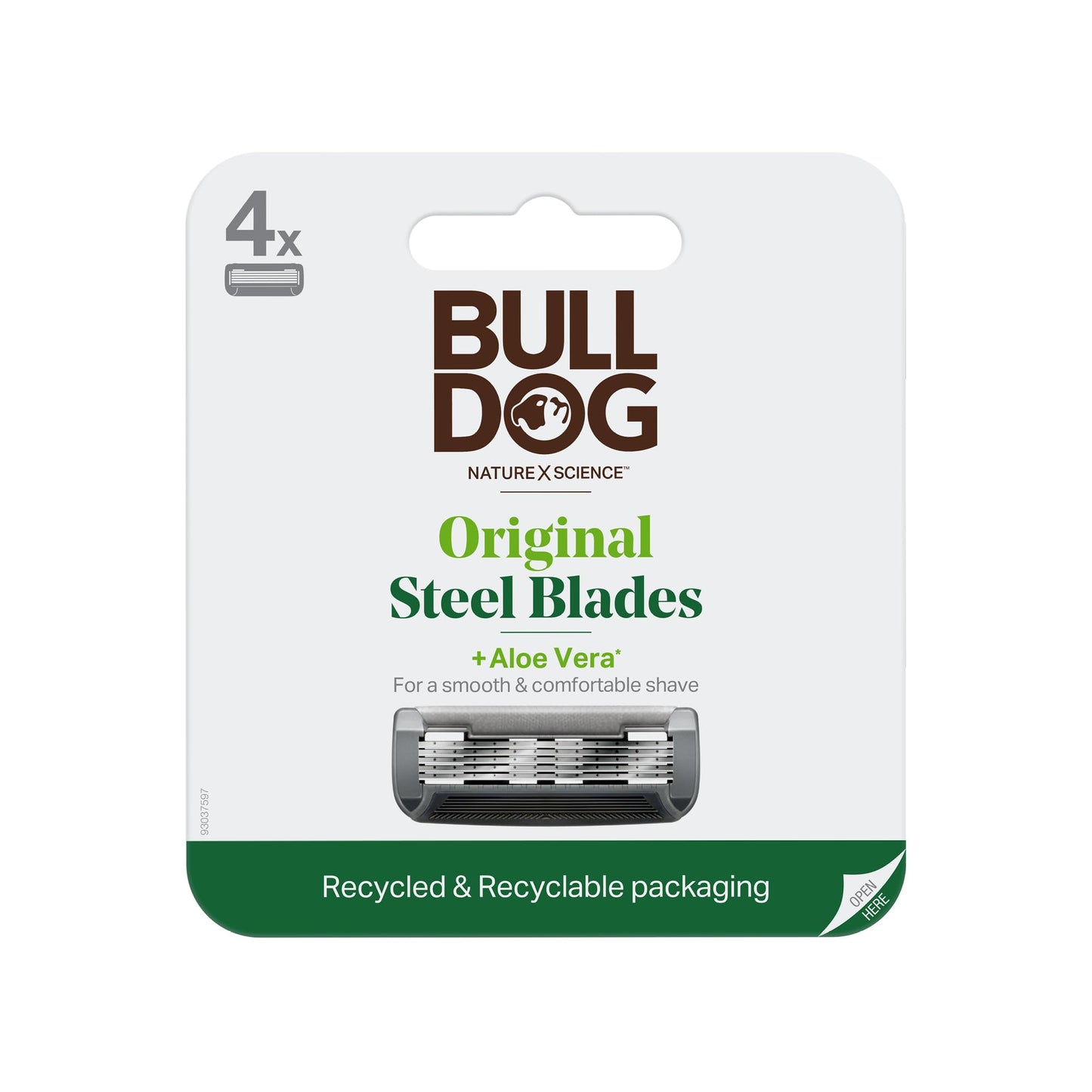 Bulldog, Razor Blades Steel Original 4 Count