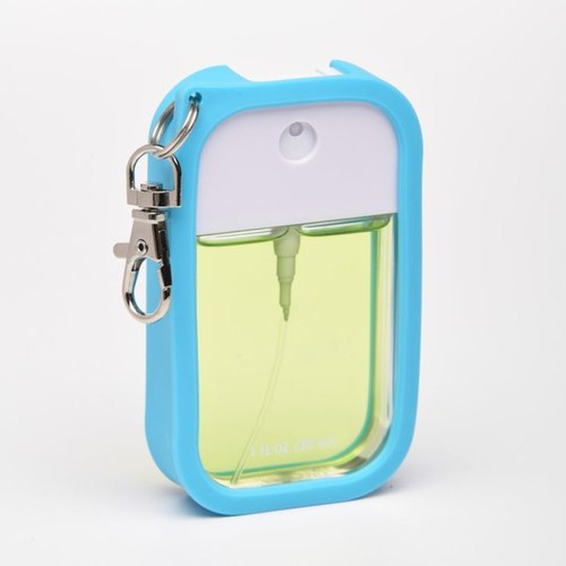 Paradise Curated Silicone Case Compatible with Touchland Hand Sanitizer Spray, Power Mist and Glow Mist 1 fl oz - Blue Lagoon