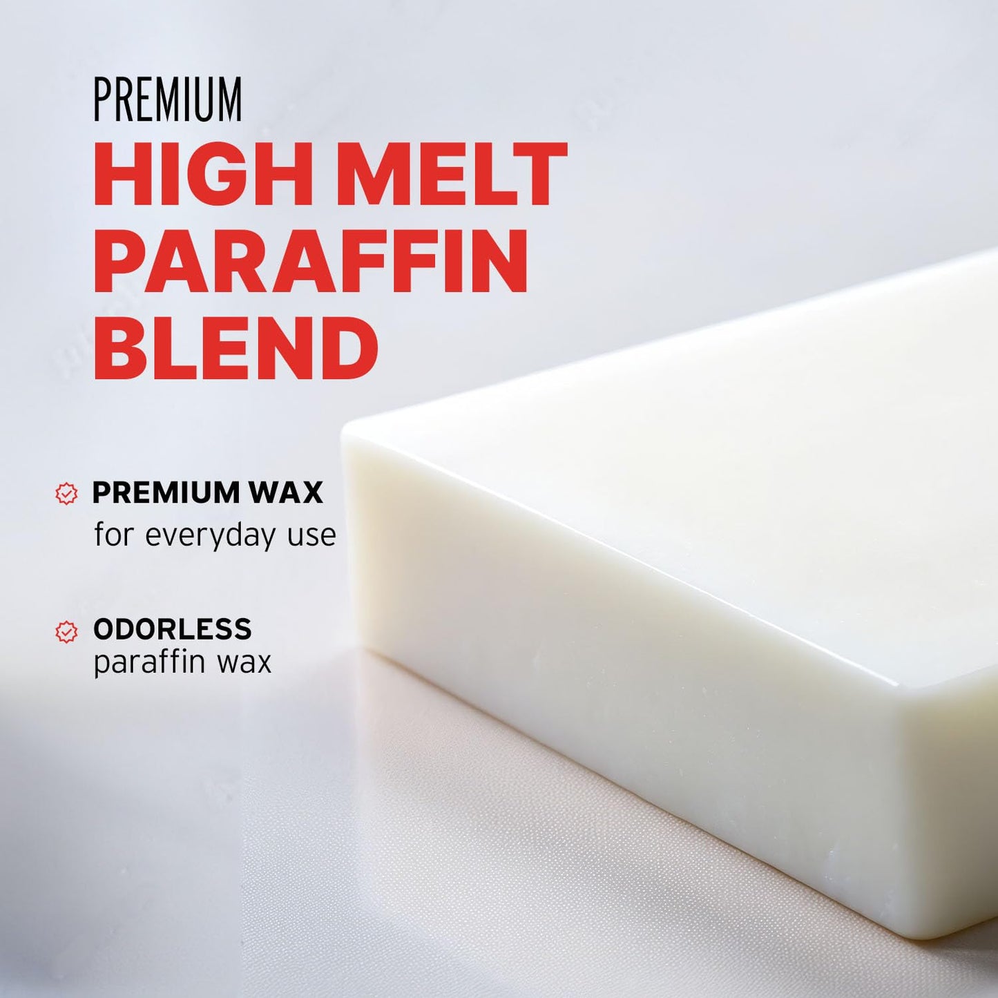 Blended Waxes, Inc. Paraffin Wax for Candle Making, Easy to Use Paraffin Wax for Candles in Pastilles Form for Everyday Use, 160F Melt Point 10 lb Pack