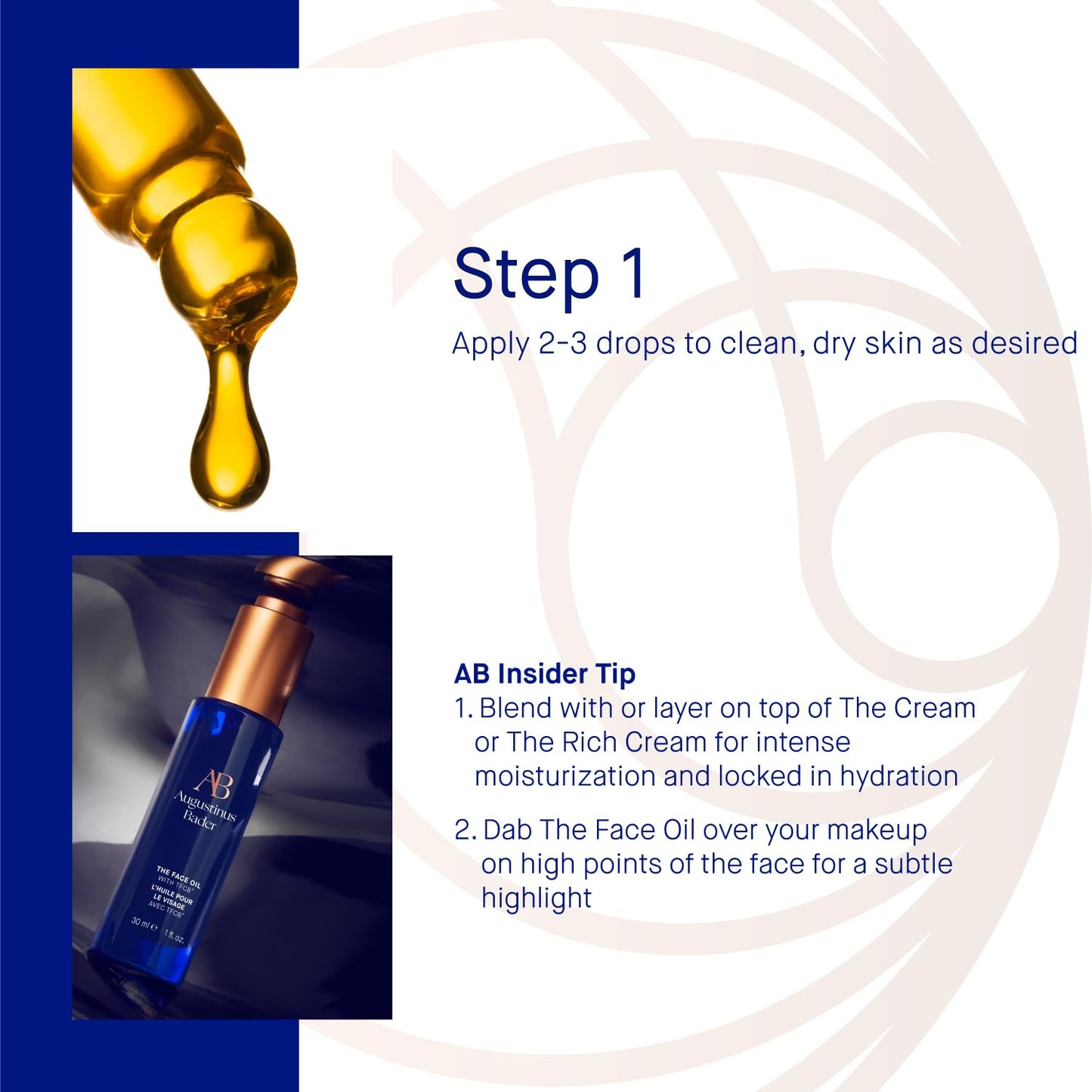 Augustinus Bader The Face Oil – Travel Size – Luxury Hydrating & Restorative Facial Oil – Smooths, Nourishes & Boosts Radiance for Soft, Healthy-Looking Skin – 30 ml / 1 fl oz