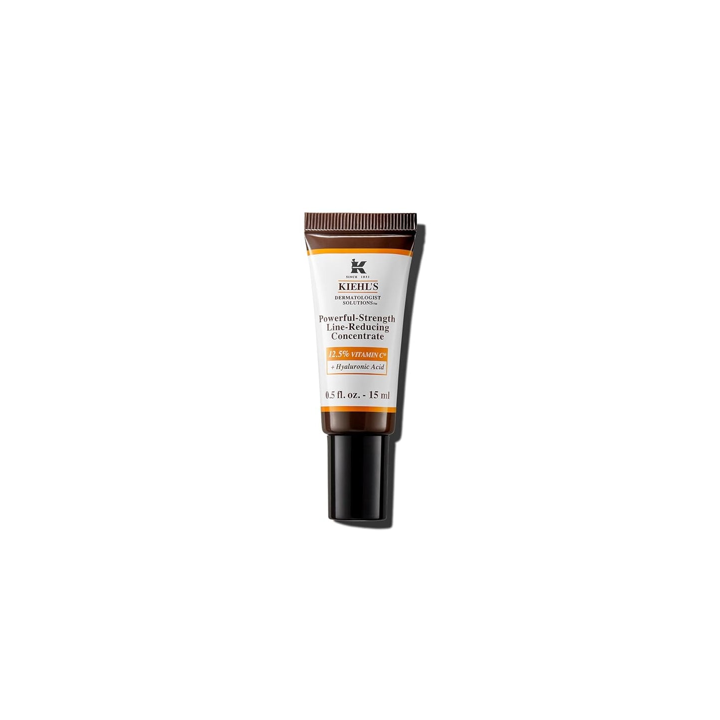 Kiehl's Powerful-Strength 12.5% Vitamin C Serum, Line-Reducing Concentrate for Face, Boosts Radiance & Firmness, Smooths & Plumps Skin, with Hyaluronic Acid, Dermatologist-Tested, Paraben-free