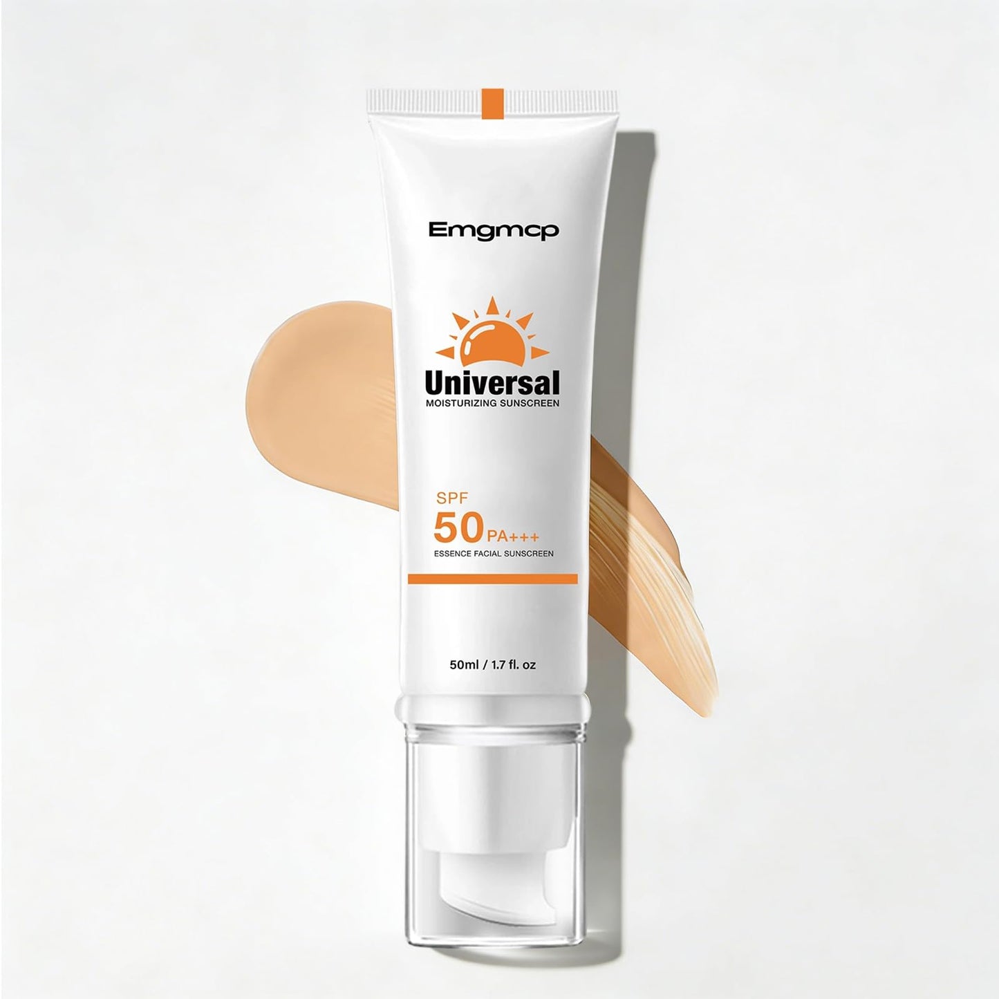 Tinted Sunscreen for Face SPF 50 Broad Spectrum, Hydrating Oil-Free Sheer Tint, No White Cast & Sweat Resistant, Tinted Moisturizer for Natural Glow, Non-Sticky Daily Sun Cream (1pc)