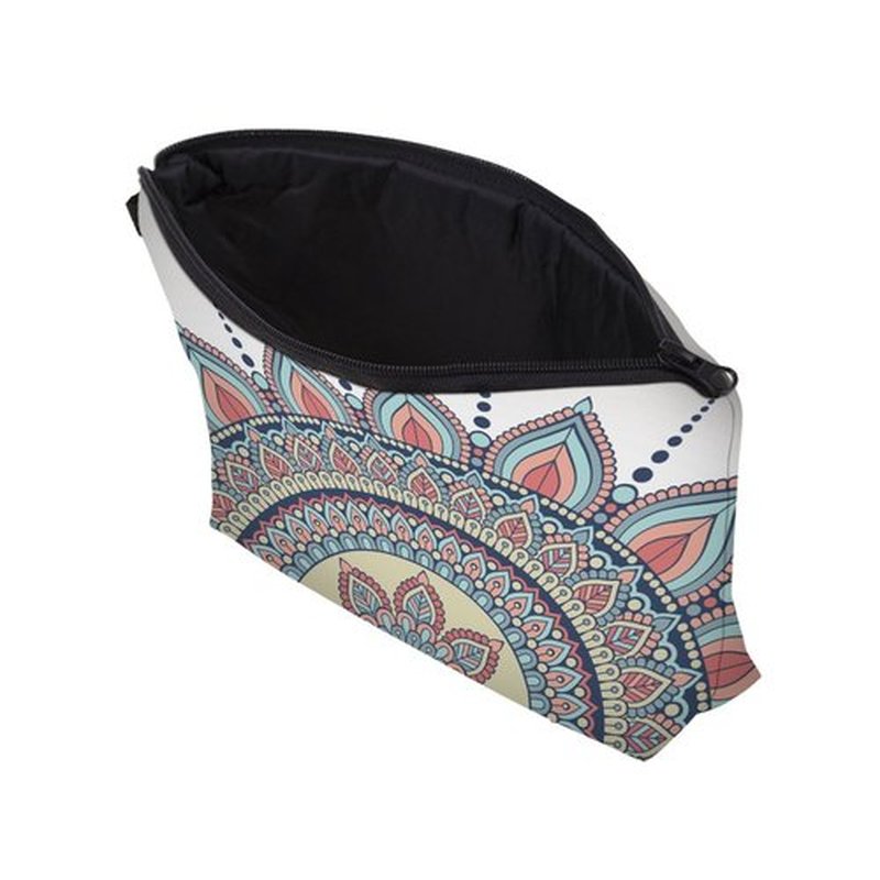 Deanfun Cosmetic Bag for Women, Mandala Flowers Waterproof Makeup Bags Roomy Toiletry Pouch Travel Accessories Gifts (50965)