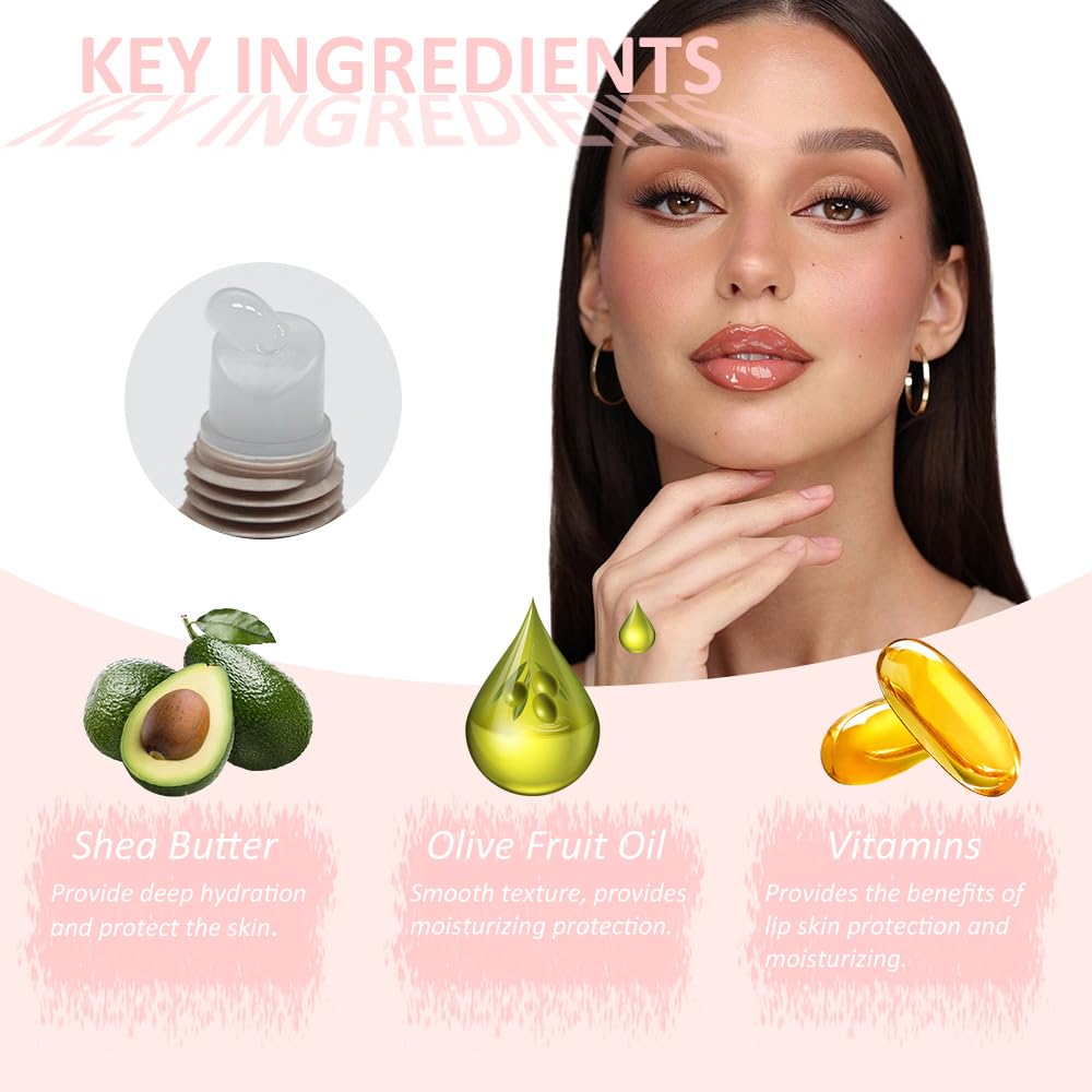 Aaiffey 2Pcs Tinted Lip Balm Set,Long-Lasting Moisturizing Lip Butter Balm for Dry Lips Care,Non-Sticky Lip Gloss Naturium Lip Balm for Soothes Softens Lip Repair(#02+#04)