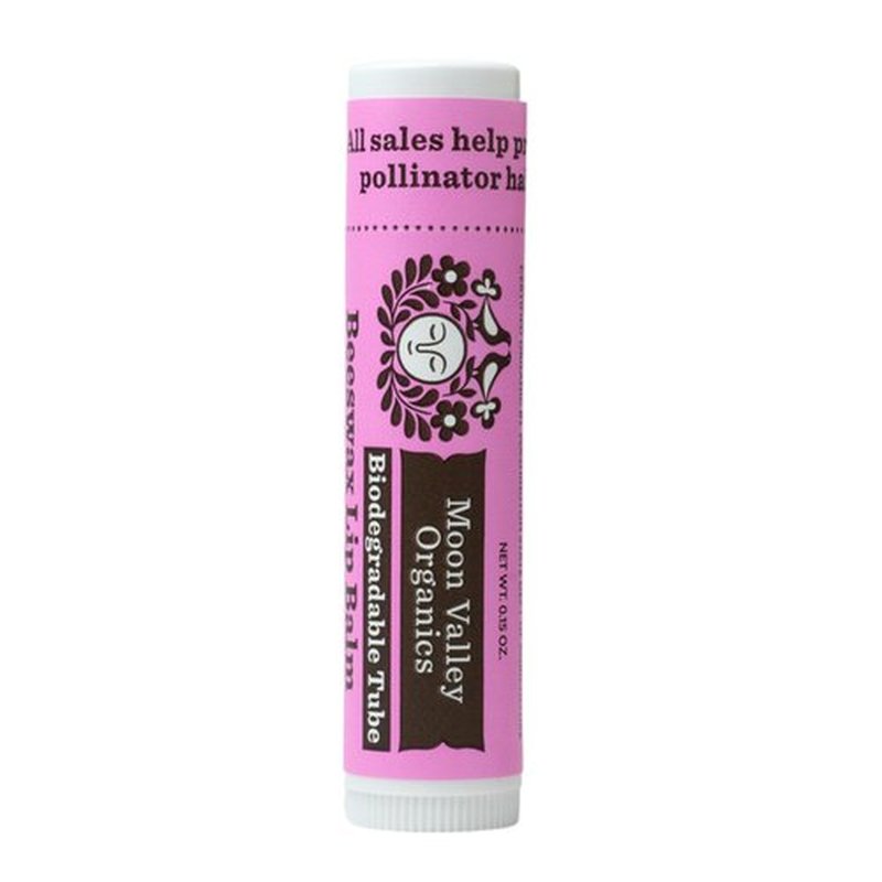 Moon Valley Organics Beeswax Lip Balm for Moisturizing Lips and Cuticles (JUICY BLACKBERRY, 1-Pack)
