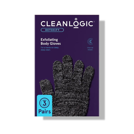 Exfoliating Bath & Shower Gloves - 3 Pairs Reusable Tool for Smooth Skin