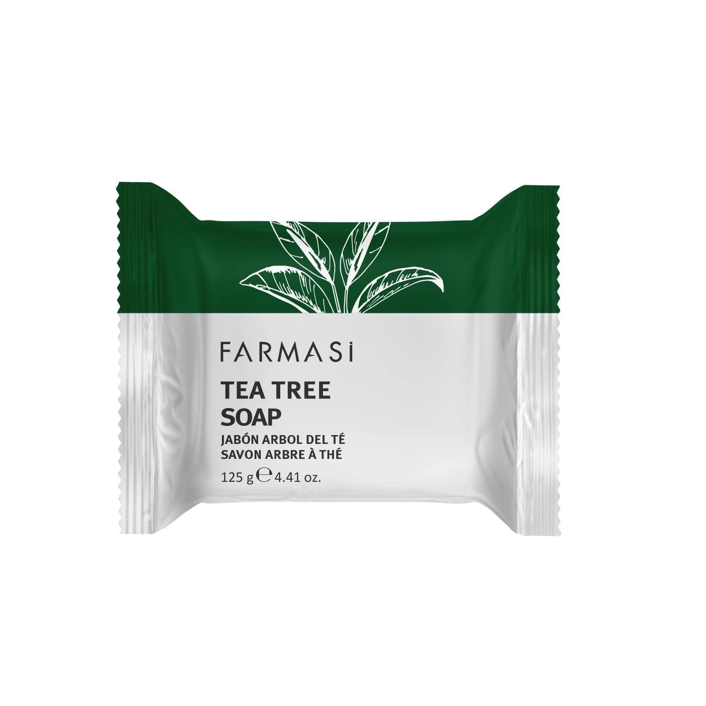 FARMASi 2 PACK Tea Tree Soap, Blemish Prone and Oily Skin Cleansing Bar for Face and Body, Clarifying Daily Cleanse, 4.41 oz Each