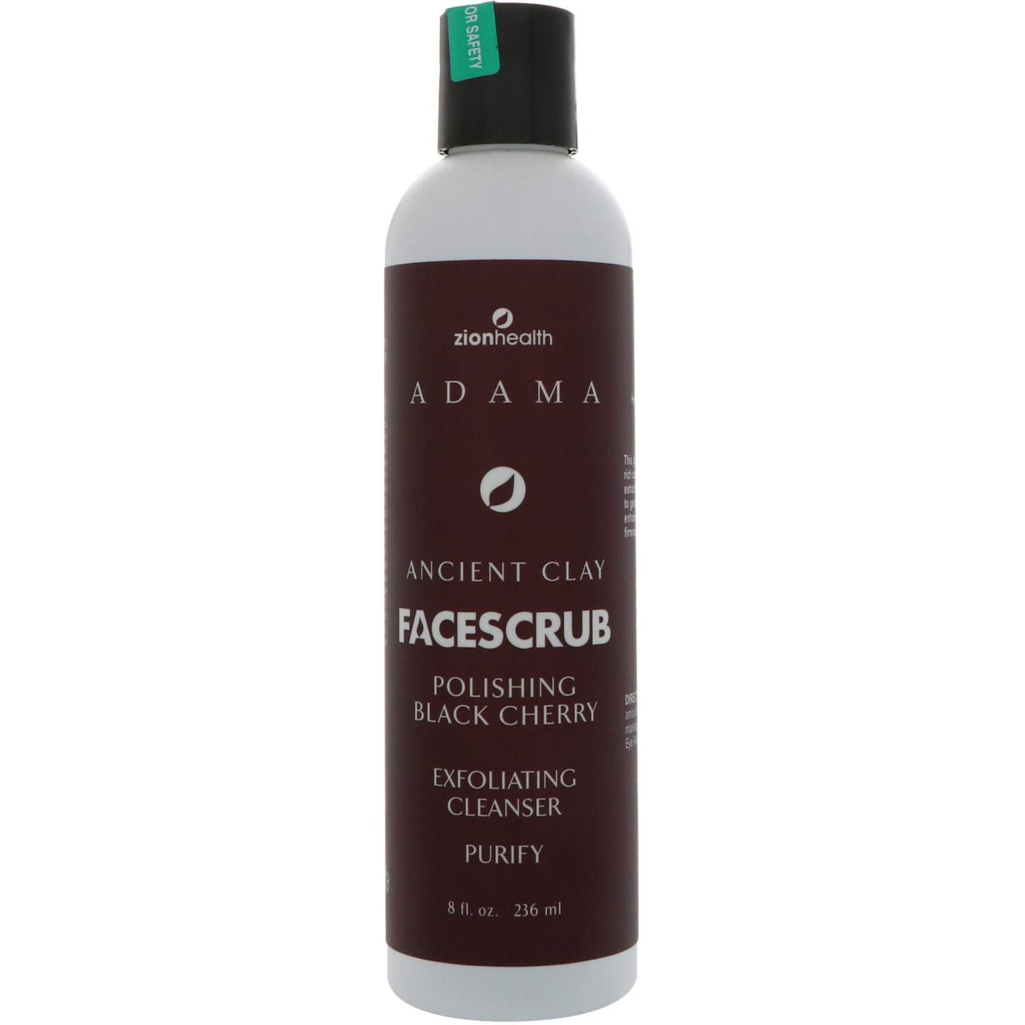 Adama Facescrub Black Cherry Zion Health 8 fl oz Liquid