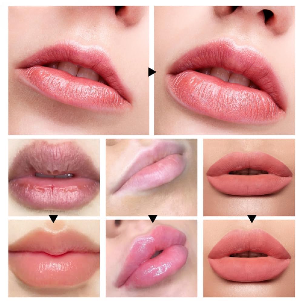 2PCS Lip Lightening Balm Dark Black Removal Exfoliation Pigmentation Fade Dull Pink Balm Anti-Crack Moisturizing Nourishing Lip Care Smokers and Non-Smokers (Pink)