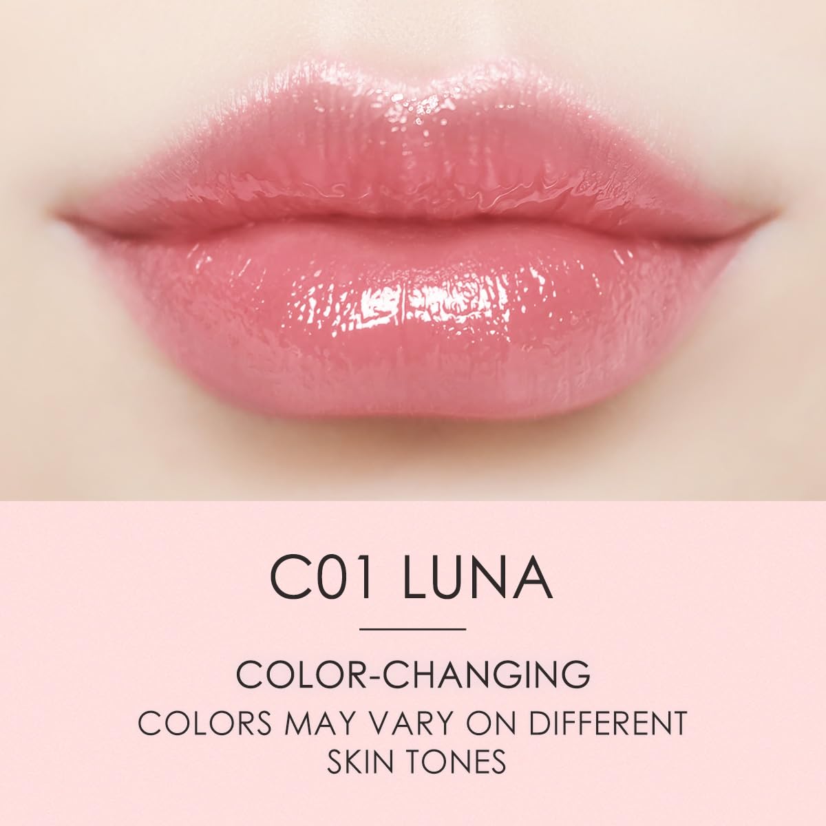 CATKIN Lip Balm Tinted Color Changing Lipstick Ultra Hydrating Lip Deep Moistrurize Lip Care with Vitamin E Nourishing For Cracked & Dry Lips 0.12 oz Pink