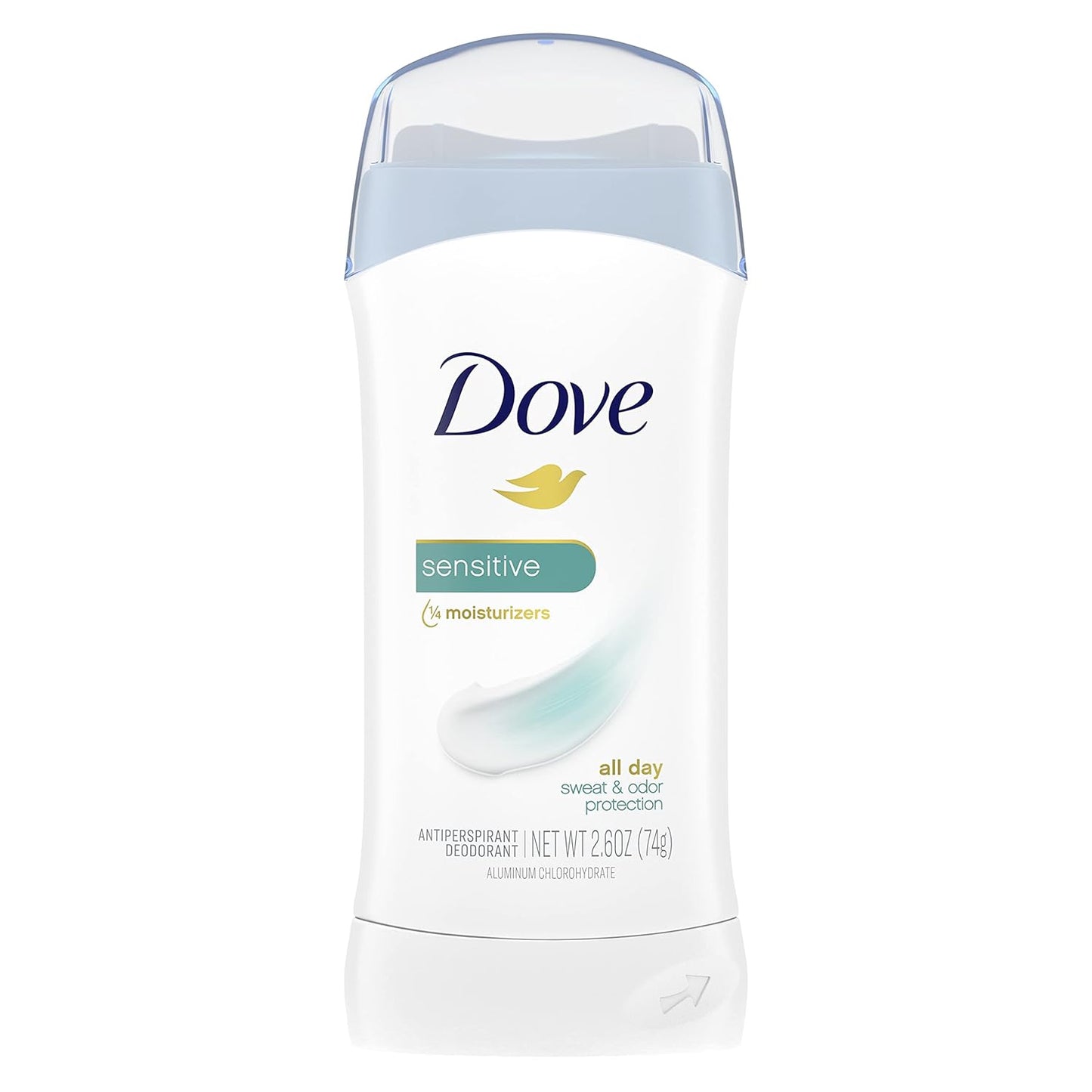 Dove Deodorant 2.6 Ounce Invisible Solid Sensitive Skin (76ml) (6 Pack)