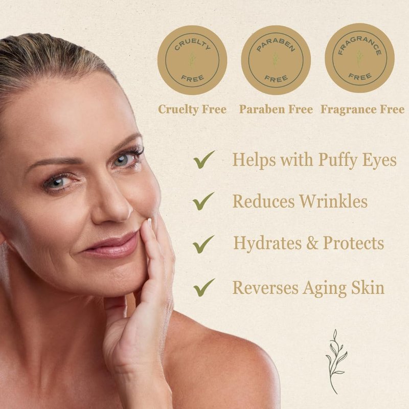 Eye Restore Cream - Anti-Aging Under Eye Treatment for Puffiness & Bags | 1.7 Oz - Revive & Firm Tired Eyes