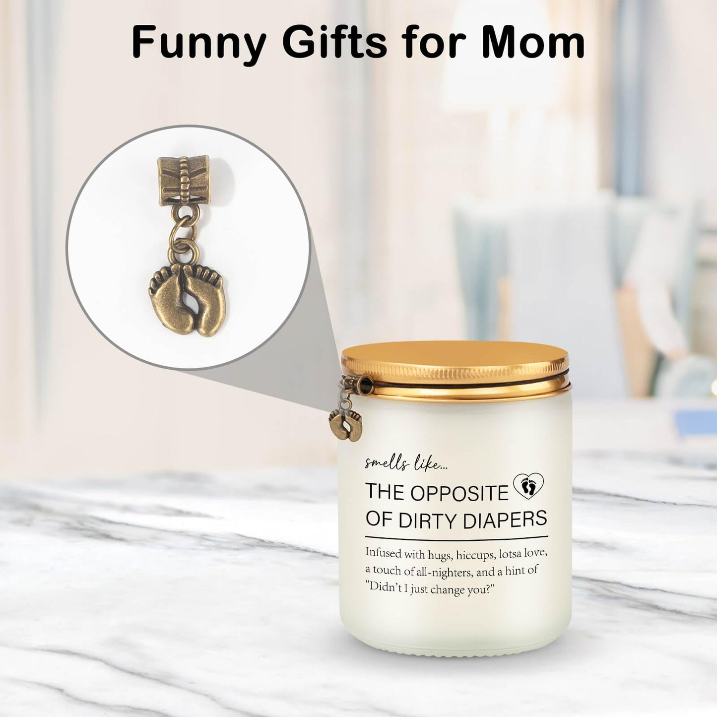 Mothers Day Gifts for New Mom, Gifts for Pregnant Women, Best Pregnancy Gift for Expecting Mom, Mother to be, Handmade Natural Soy Wax Candle for New Moms