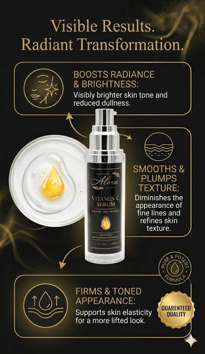 Vitamin C Serum for Face - Brightening Anti-Aging Formula with Hyaluronic Acid | Hydrating for Dark Spots & Hyperpigmentation