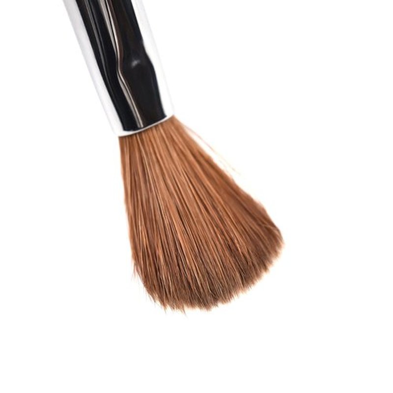 KADS 8# Pure Kolinsky Hair Bristles Acrylic Nail Brush Oval Crimped Shaped RedWood Handle Professional Salon Quality (8#)
