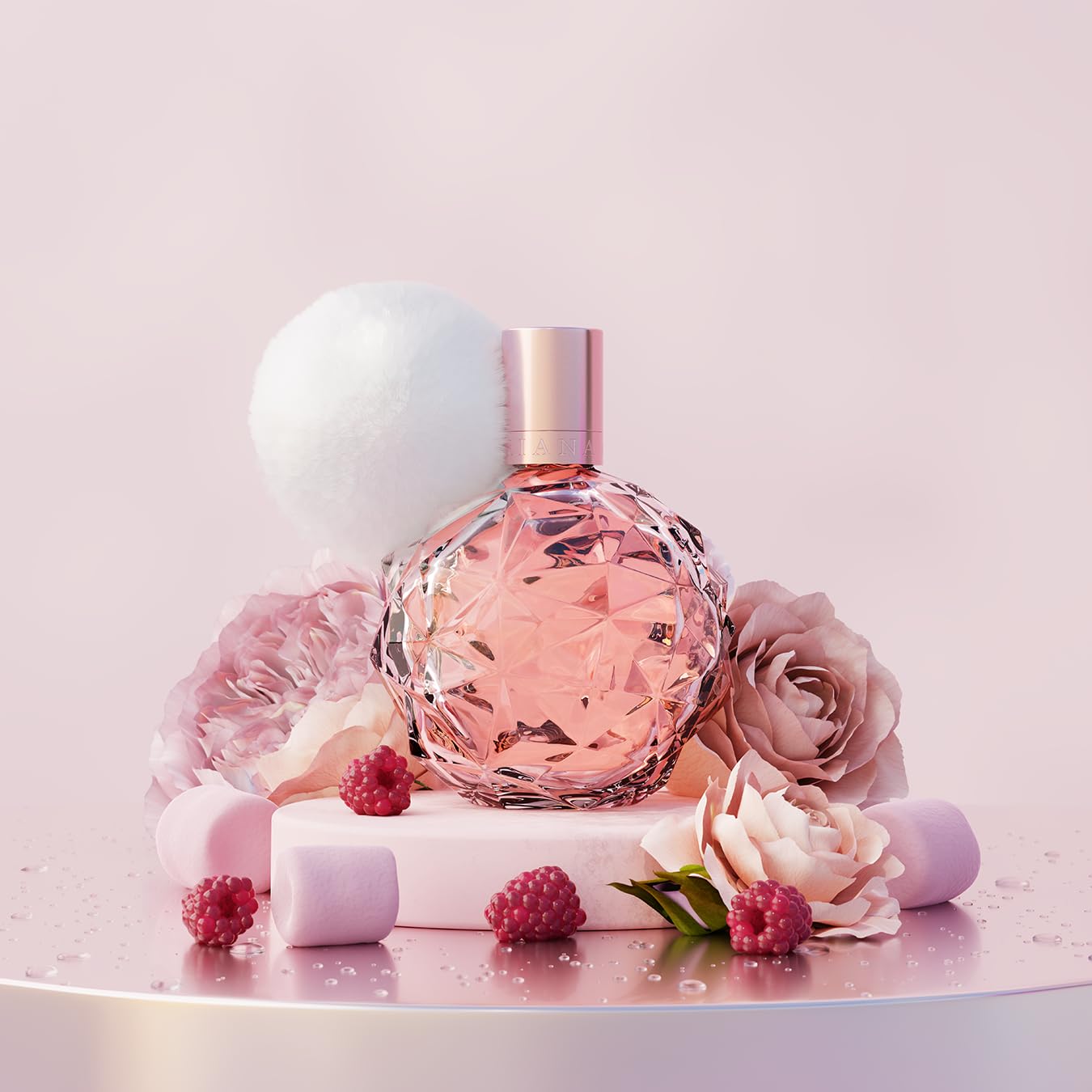 Ariana Grande Ari Eau de Parfum – Long Lasting Fragrance with Pear, Raspberry, and Vanilla Orchid – Floral Gourmand Women’s Perfume – Travel Size – 0.25 Fl Oz