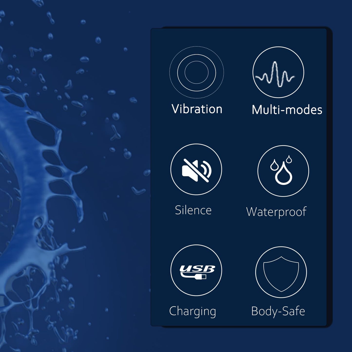 Junroaly Personal Facial Massager, Neck Massager Face Back Massager Tool, Mini Electric Cordless Massager Multi-Function Modes Body Massager for Women Gift(Blue)