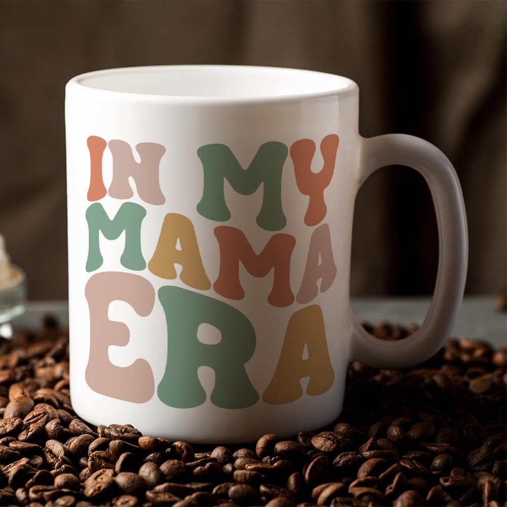 Fatbaby Mom Gifts Coffee Mug, Mothers Day Gifts For New Mom Pregnant Expecting Mama To Be, In My Mama Era Tea Cup 11oz