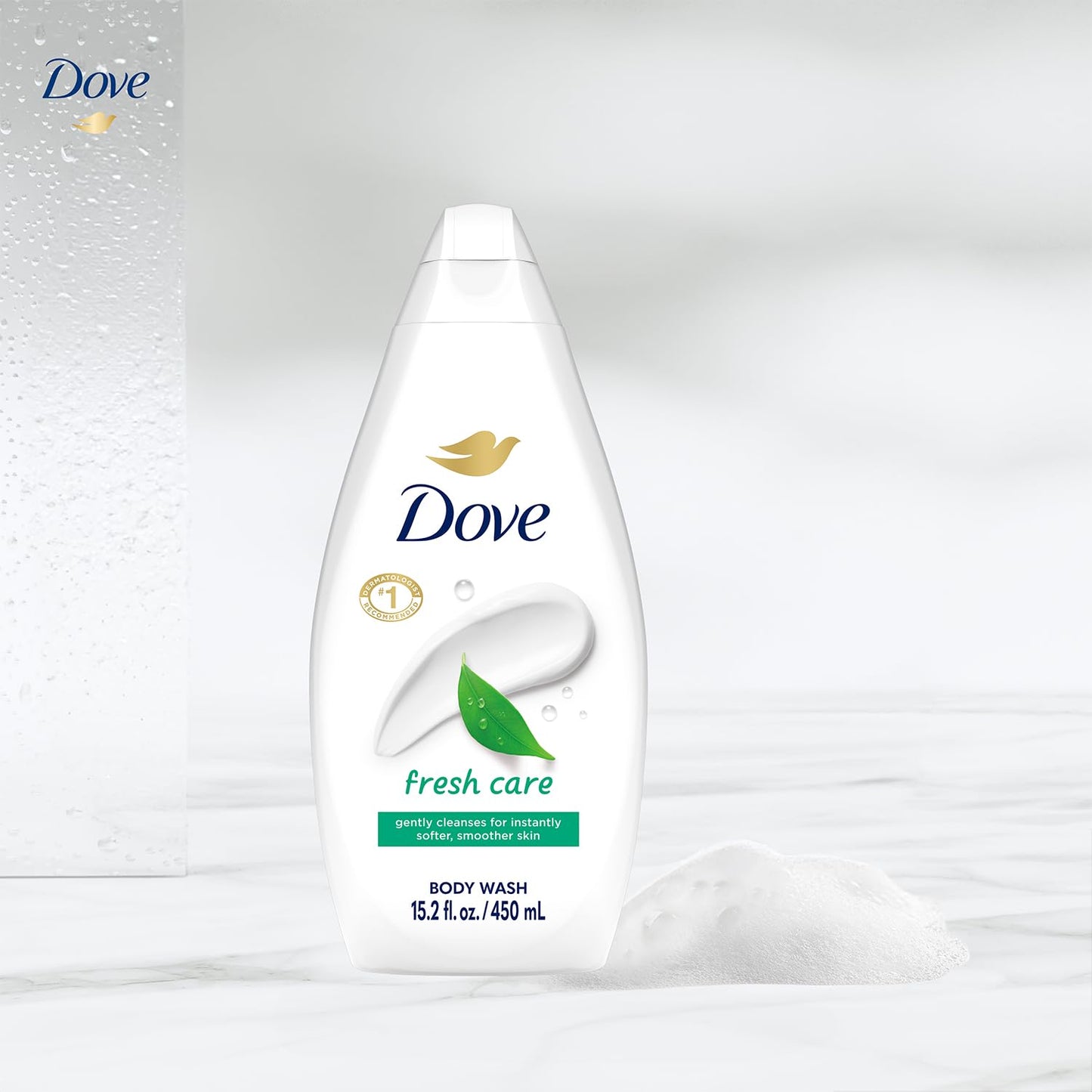 Dove Body Wash Fresh Care 3-Pack – Revitalizing & Moisturizing Cleanser for Smooth, Soft Skin, 15.2 Oz Ea