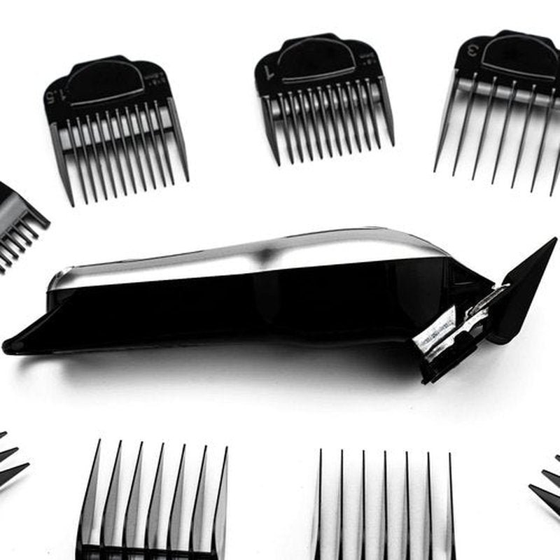 Kaynway for Andis Magnetic Clipper Guards 10PCS, Upgrade Professional Clipper Guard Comb Guides for Andis Master Hair Clippers - 1/16" to 1"(Black)