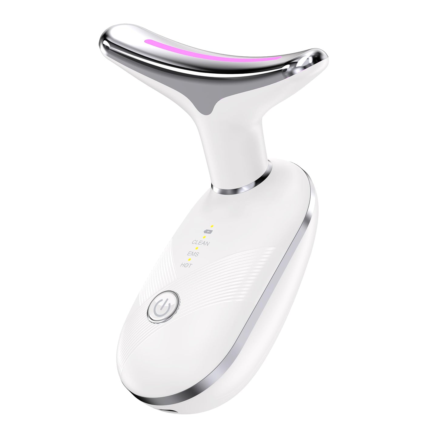 MISWOWO Red Light Face Neck Massager - 3-in-1 Face Massager Skin Care Tool, LED & Vibration Beauty Device for Glowing Skin and Neck Contouring At-Home