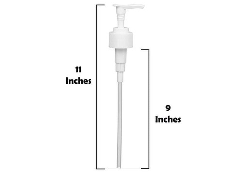 Speak Naturals White Soap and Lotion Pump, Fits Most 32oz Soap Bottles, 28/410 Neck, 2cc Dispensed Per Pump (6 Pack)