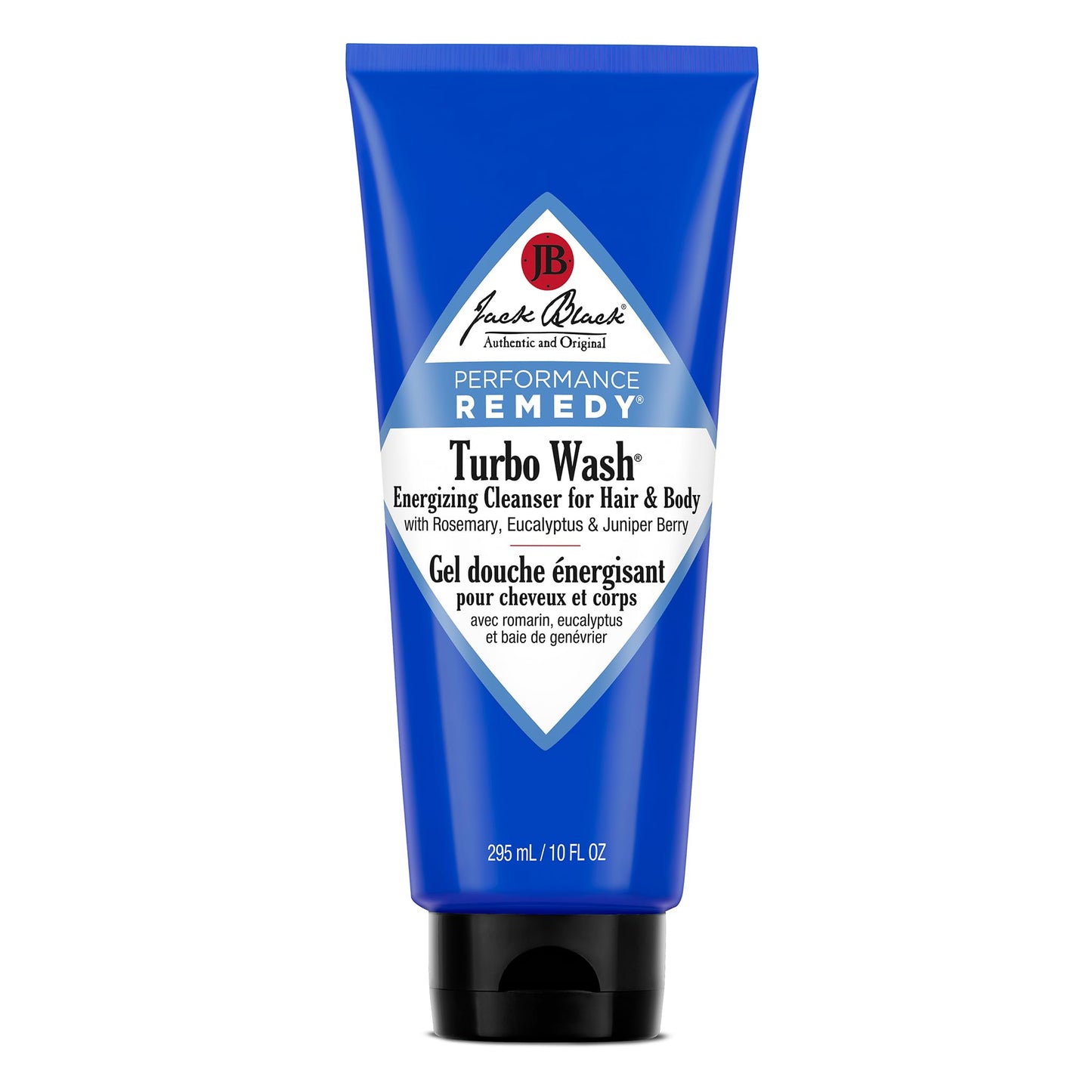 Jack Black Turbo Wash Energizing Body & Hair Cleanser, 10 Fl Oz – Rosemary, Eucalyptus & Juniper Berry – Mens Body Wash, Mens Shampoo, Skin Care, Hair Care, Dual-Purpose Body Wash Men, Sulfate–Free