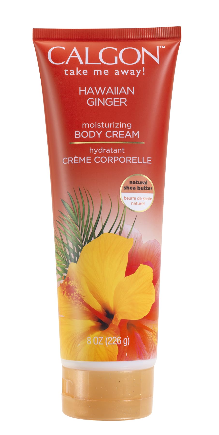 Calgon Hawaiian Ginger Skin Nourishing Body Cream for Women, 8 Ounce