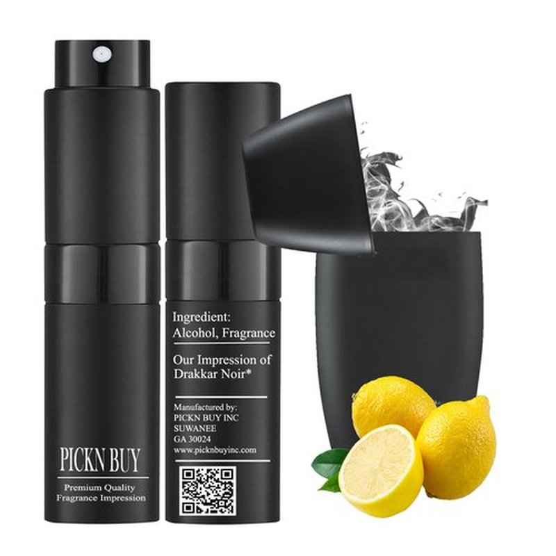 PICKN BUY Luxury Perfume for Women 0.34 Fl oz, Scent Compatible to Drakkar Noir Perfume, Made in USA, Long-Lasting Spray Comes in Refilable Bottle