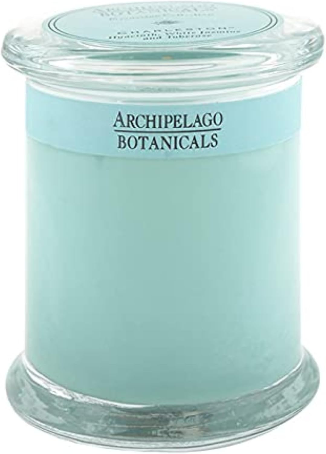 Archipelago Botanicals Kashmir Glass Jar Candle, Kashmir Vanilla, Orange Blossom and Sandalwood Scent, Lead-Free Candle Wicks, Burns Approx. 60 Hours (8.6 oz)