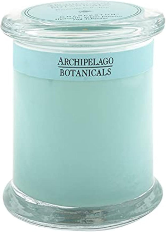 Archipelago Botanicals Kashmir Glass Jar Candle, Kashmir Vanilla, Orange Blossom and Sandalwood Scent, Lead-Free Candle Wicks, Burns Approx. 60 Hours (8.6 oz)