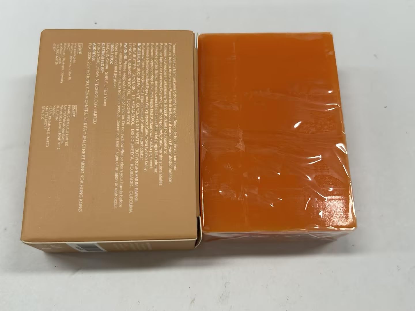 2PC Korabalm Turmeric Soap, Soap for Face, All Natural Face Wash