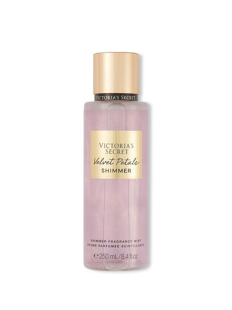 Victoria's Secret Velvet Petals Shimmer Body Mist for Women, Perfume with Notes of Blooms and Almond Glaze, Womens Body Shimmer Spray, Made you Shimmer Women’s Fragrance - 250 ml / 8.4 oz