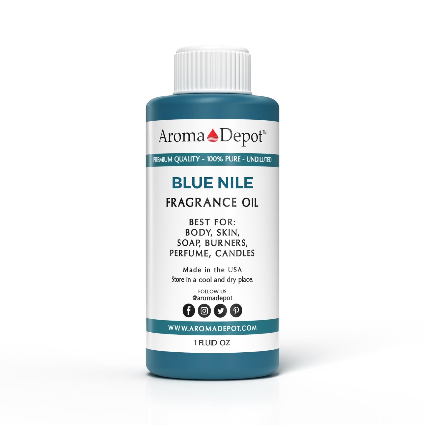 Aroma Depot 1 oz. Blue Nile Fragrance Oil, Perfume Oil, Scented Oil for Making, Soap, Candle Making & Incense. Used in Aromatherapy Diffusers, Warmers, and Burners. DIY Such as Lotions & Creams.