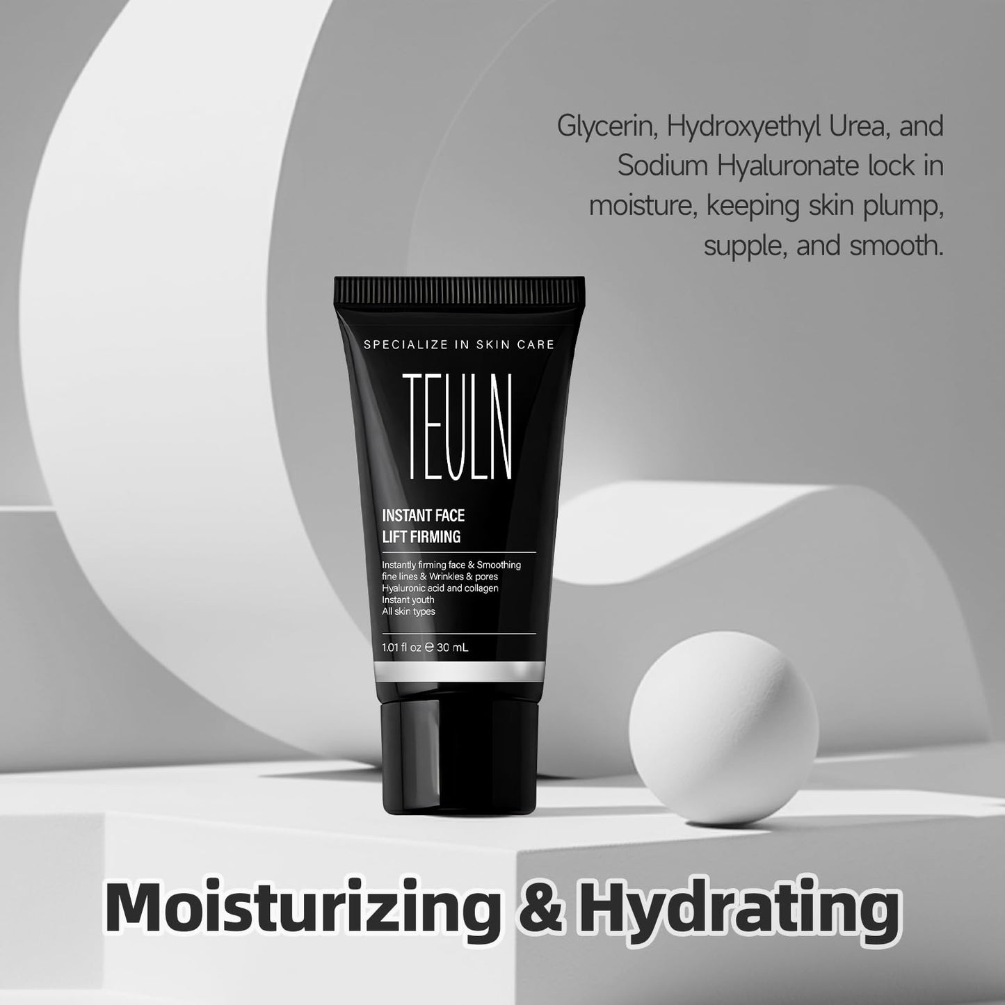 TEULN Instant Face Lift Cream,Instant Face Tightener, Smoothing Fine Lines, Wrinkles and Pores,face tightening and lifting