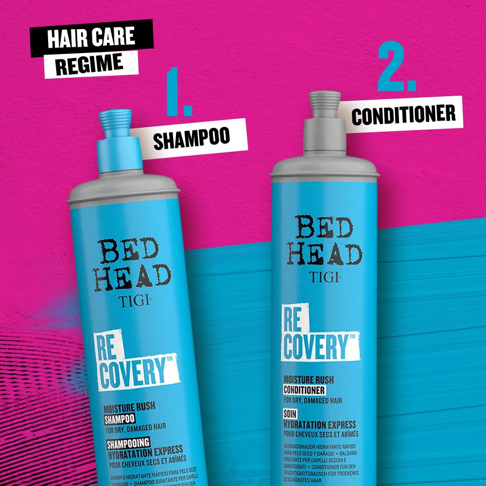 Bed Head Resurrection Shampoo for Damaged Hair - 13.53 fl oz (Pack of 2)
