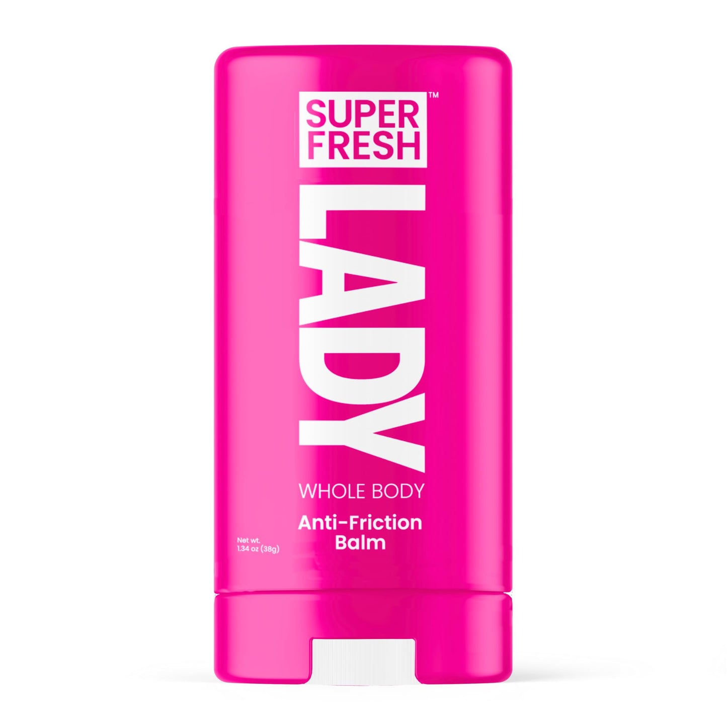 Super Fresh Lady Anti-Chafe Stick, Unscented, Aloe, No-Mess Glide, 1.34 oz