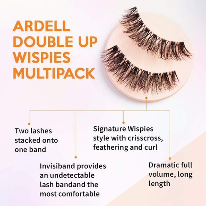 Ardell Double Up Wispies 4 Pairs (x 2 Pack)