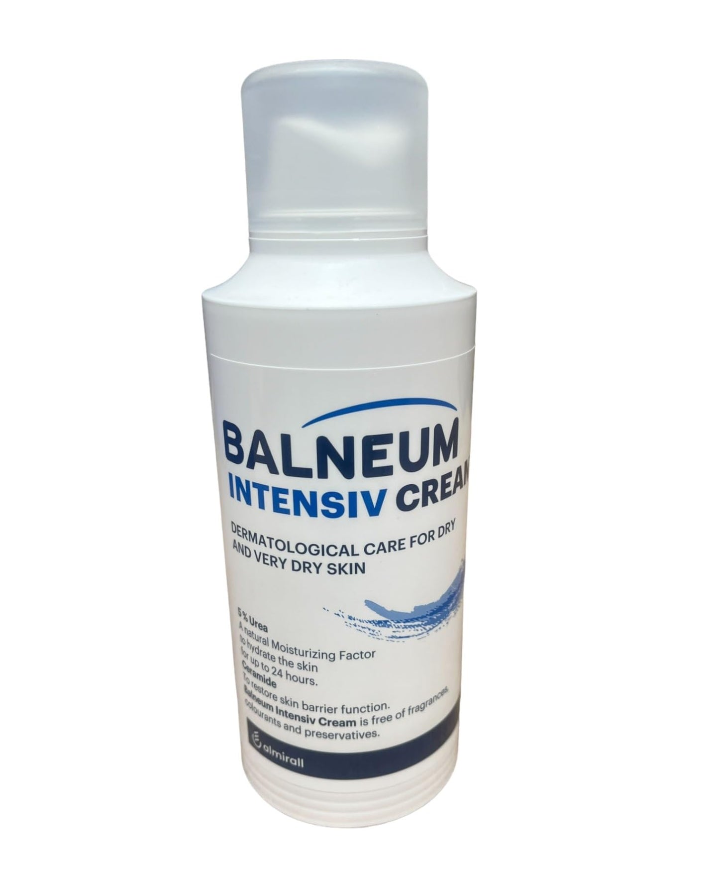 Balneum Intensiv Cream - Moisturisation and Hydration for Dry Skin - Formula with Urea and Ceramide - Suitable for Eczema and Dermatitis - for Men and Women - 500ml